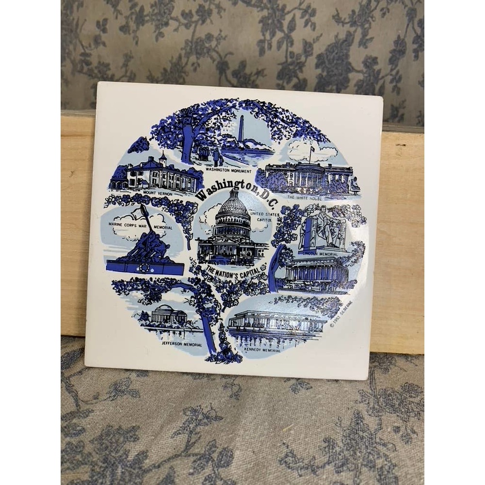 Vintage 1992 Washington DC Trivet Hanging